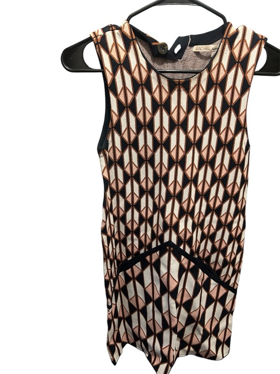 RACHEL Rachel Roy Dresses & Skirts - RACHEL Rachel Roy Geometric Knit Dress in Black, Cream & Brown
